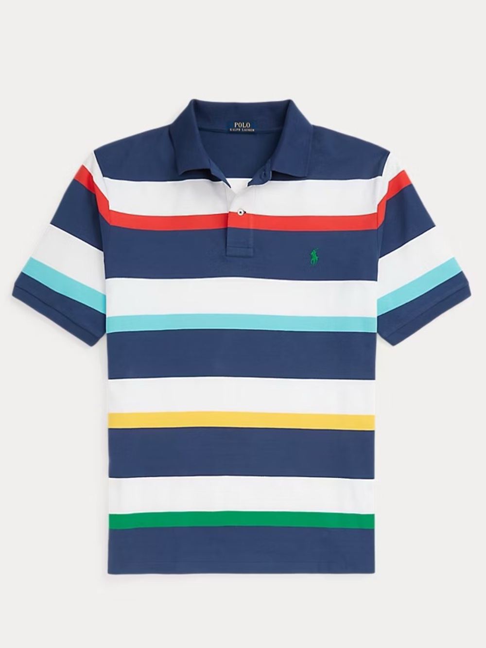 Polo by Ralph Lauren Light Blue Multicolor Striped Polo